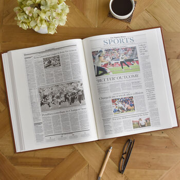 Denver Broncos Personalised Gift Newspaper Book, 10 of 10