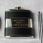 Personalised Engraved Hip Flask, thumbnail 2 of 5