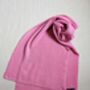 Pure Cashmere Ribbed Scarf Shawl Gift Boxed, thumbnail 5 of 10