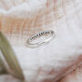 Personalised Silver Eternity Stacking Ring, thumbnail 1 of 10