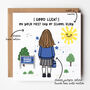 Customisable First Day Of School Card For Girls, thumbnail 1 of 10