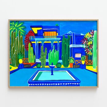 Jardin Majorelle Ysl Gardens Marrakesh Print, 3 of 3