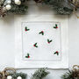 Set Of Two Holly Christmas Cocktail Napkins, thumbnail 2 of 2