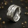 Personalised Classic Wide Sterling Silver Spinner Ring, thumbnail 2 of 12