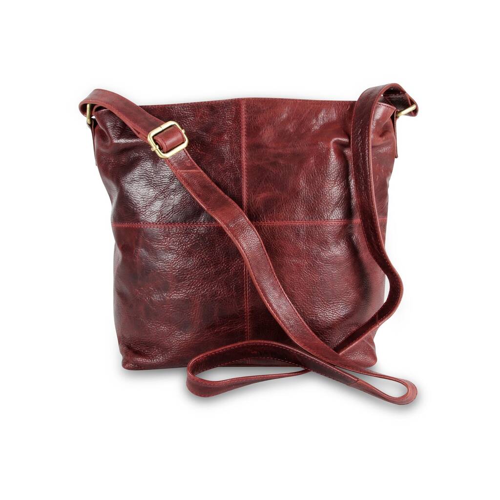 Leather Messenger Cross Body Bag By The Leather Store ...