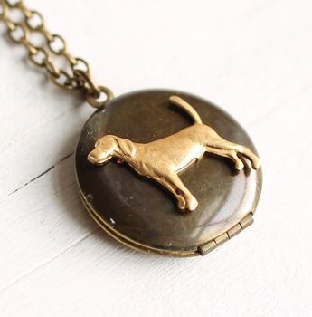 Labrador Dog Locket By Silk Purse, Sow’s Ear | notonthehighstreet.com