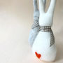 Personalised Cashmere Bunny Rabbit Toy For Baby, thumbnail 6 of 11