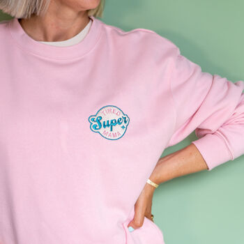 Super Mama Personalised Badge Sweatshirt, 5 of 11