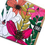 Pack Of Four Vivid Garden Blooms Greeting Cards, thumbnail 2 of 12