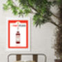 Personalised 'It's Always Pimm's O'clock' Print, thumbnail 3 of 4