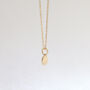 9ct Solid Gold Dot Necklace, thumbnail 4 of 6