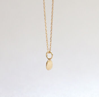 9ct Solid Gold Dot Necklace, 4 of 6