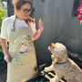 Personalised What You Water Grows Full Length Apron, thumbnail 1 of 12