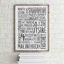 the shipping forecast regions print by tabitha mary ...