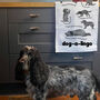 Dog A Lingo Tea Towel, thumbnail 1 of 3