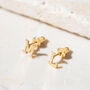 Big Letter Alphabet Earrings 18 Ct Gold Or Silver, thumbnail 2 of 12
