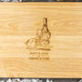 Personalised Cheese And Wine Board For Couples, thumbnail 2 of 6