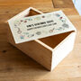 Personalised Vegetable Seed Box With Sliding Lid, thumbnail 4 of 5