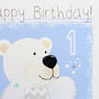 Personalised Arctic Polar Bear Birthday Card, thumbnail 5 of 10