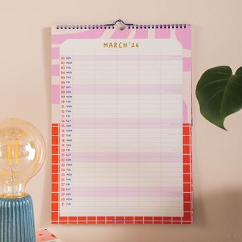 2025–2026 A3 Academic Family Calendar | Colour Flow, 5 of 8