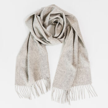 Personalised Dove Grey Pure Cashmere Scarf, 2 of 10