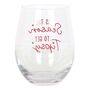 Season To Get Tipsy Stemless Glass, thumbnail 6 of 6