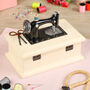 Personalised Vintage Sewing Machine Craft Box, thumbnail 4 of 7