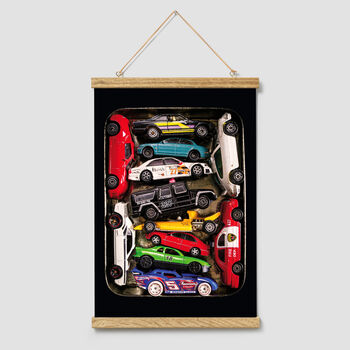Personalised Toy Cars Childhood Wall Art Print, 3 of 5