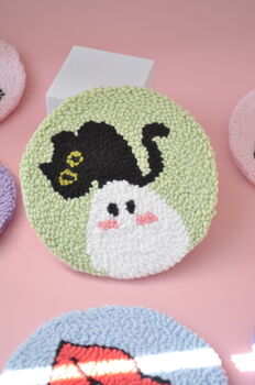 Pastel Spooky Mug Rugs, 7 of 8