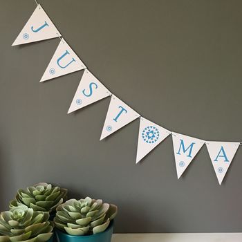 Just Married Bunting, 4 of 7