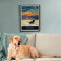 Labrador Limited Edition Beach Sunset Gift Print, thumbnail 2 of 12