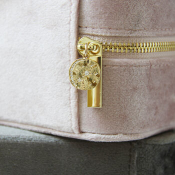Personalised Luxe Velvet Travel Jewellery Box, 9 of 11