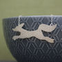 Sterling Silver Watercolour Small Fox Necklace, thumbnail 1 of 3