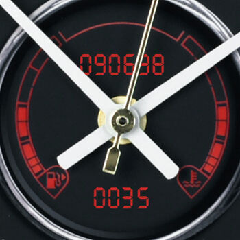 Fiat Abarth 500 Speedo Wall Clock, 2 of 4