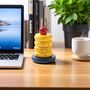 Scandinavian Style Rotating Wood Desk Calendar, thumbnail 2 of 9