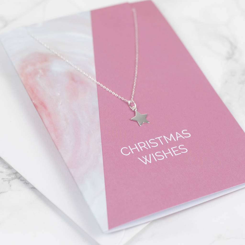 Christmas Wishes Jewellery Card By Milly Inspired