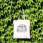 Curious Otter Cotton Tote Bag, thumbnail 3 of 4