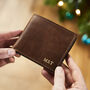 Personalised Leather Card Wallet With Contrast Stitch, thumbnail 6 of 12