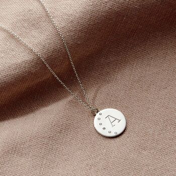 Personalised Moon Diamond Initial Necklace, 5 of 8