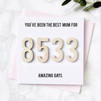 Personalised Mother's Day Amazing Days Card, 5 of 6