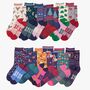 12 Day Christmas Advent Calendar Woodland Animals Bamboo Socks Women's, thumbnail 2 of 3