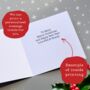 Merry Christmas Grandmother Love From The Bump Personalised Card, thumbnail 2 of 4