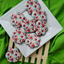 Red Floral Luxury Biscuits Gift Box, Eight P Ieces, thumbnail 3 of 8
