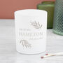 Personalised Wedding Date Candle Holder, thumbnail 1 of 8