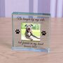 '… Forever In My Heart' Pet Memory Photo Glass Token, thumbnail 1 of 2