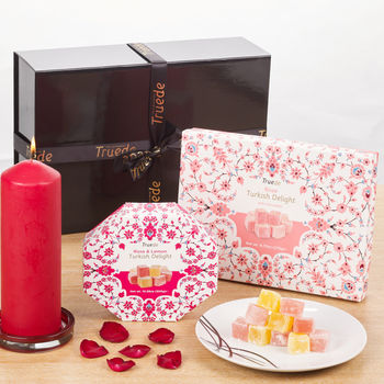Rose Petal And Rose And Lemon Turkish Delight Gift Set, 2 of 6