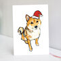 Shiba Inu Christmas Card, thumbnail 3 of 7