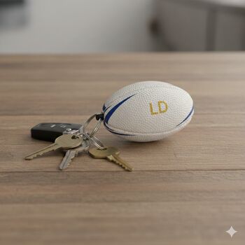 Rugby Ball Keyring, 6 of 11