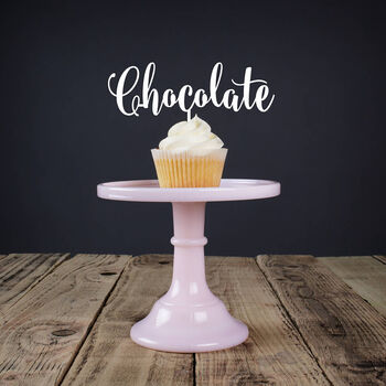 Personalised Acrylic Flavour Cup Cake Topper, 7 of 9
