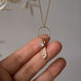 Astralis Necklace 14k Gold Filled And Cubic Zirconia, thumbnail 6 of 6